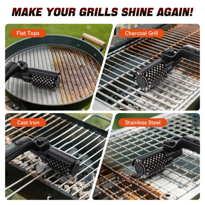 Cordless Electric Rotary Grill Brush for BBQ