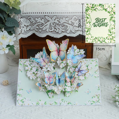 Paper Love 3D Pop-Up Valentine’s Card 🌹 Romantic Flower Bouquet Keepsake 💌 Perfect Gift for Loved Ones 🎁
