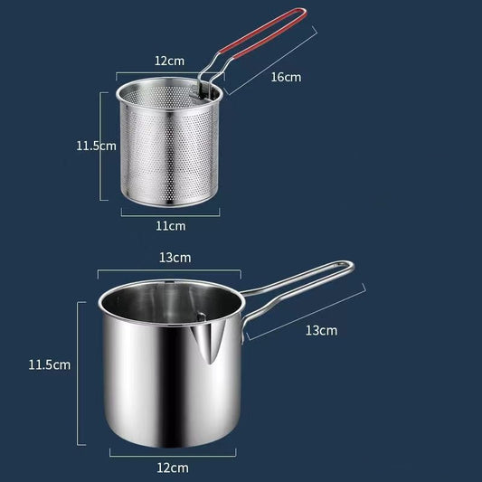 🍟Exclusive offer for our fans! Limited-time low price!🎁Household stainless steel fryer