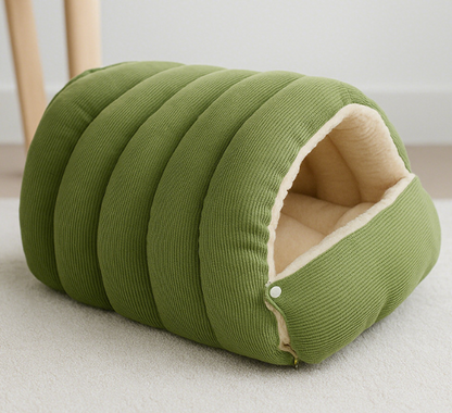 🎉Thickened, warm, and detachable enclosed pet bed for winter use, suitable for small and medium-sized dogs and cats.