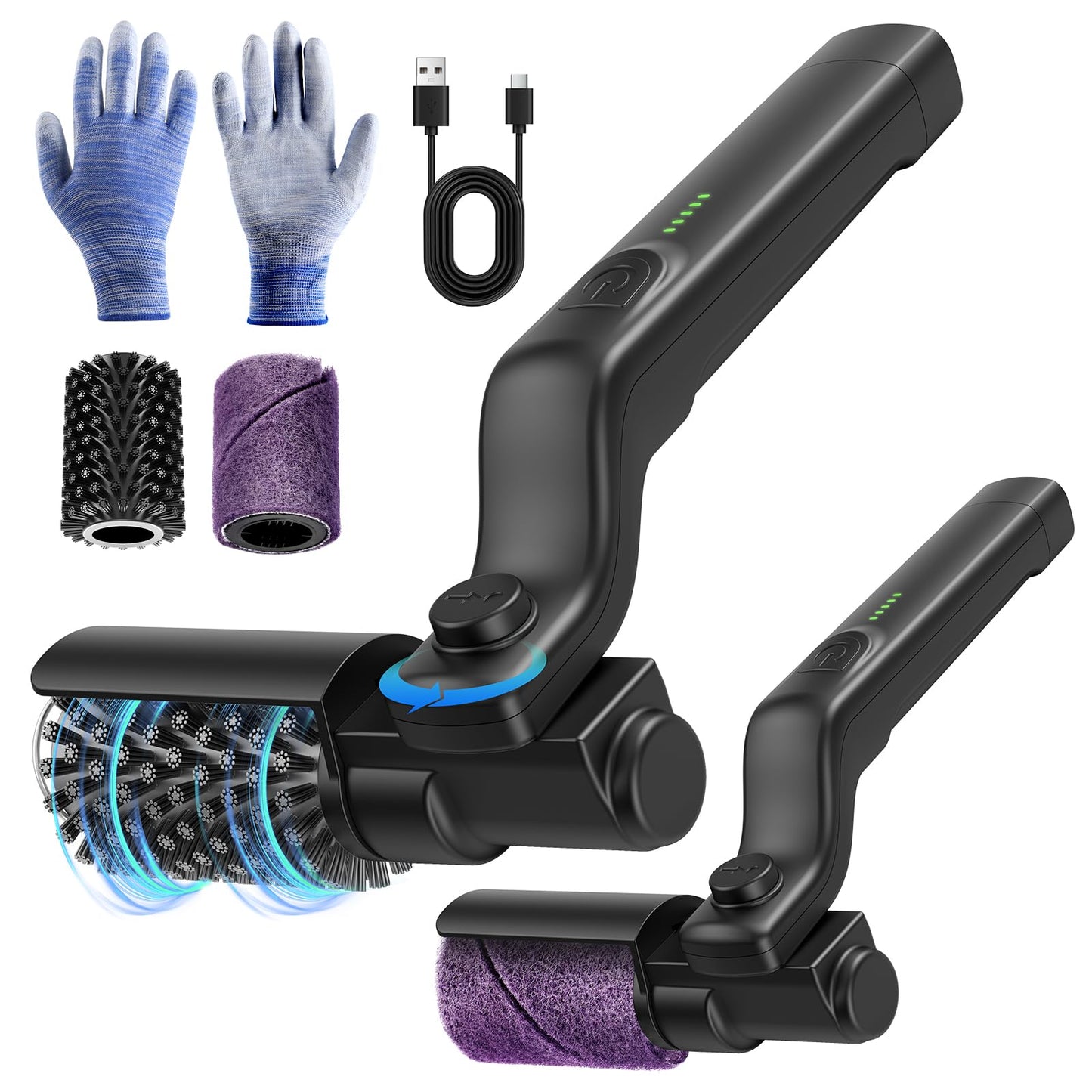 Cordless Electric Rotary Grill Brush for BBQ