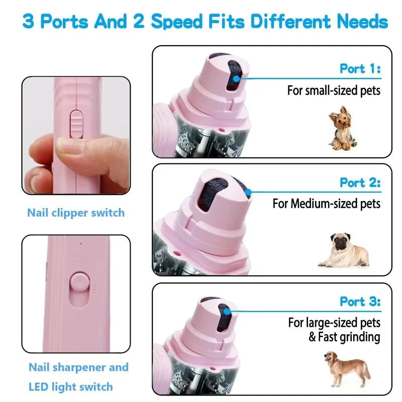 HOT🔥 2 in 1 Precision LED Pet Nail Clipper