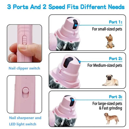 HOT🔥 2 in 1 Precision LED Pet Nail Clipper