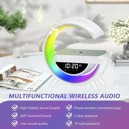 🎉 New Year's pre-sale promotion! 49% off! Three-in-one Bluetooth speaker and night light with wireless charging function.